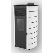 Salamandra a pellets K200 10kw branca