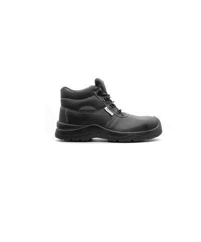 Bota pele preta pu biq.+palm.aço biq.ref.s3 n.40 0114002