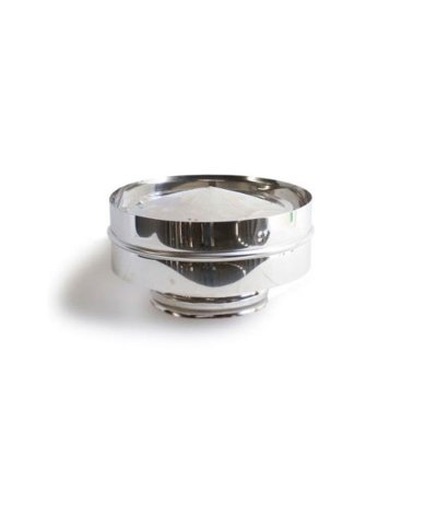 Chapeu inox c/aba 180mm