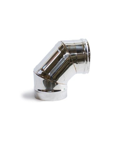 Curva inox simples diam. 150x90º