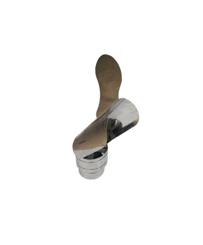 Chapeu inox crista de galo 150mm