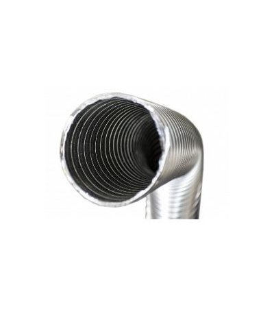 Tubo inox flexivel parede dupla d.80 AISI 316