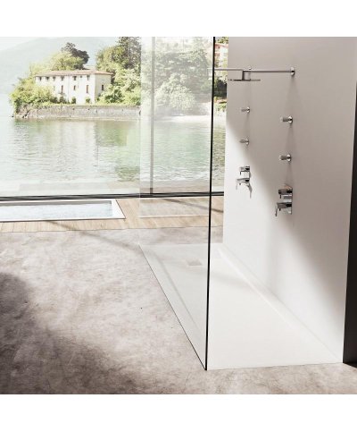 Base duche branca Sanitana Rocks 150x80