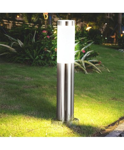 Pilar exterior vertical Boston 3158 satinado E27 60W IP44