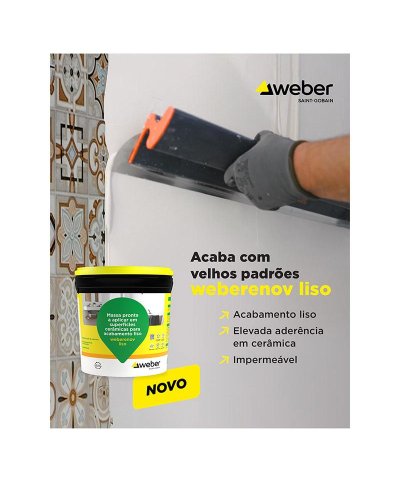 Weberenov liso branco (25 kg)