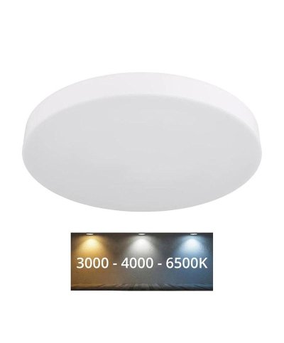 Candeeiro teto Matthew branco 40cm 36w