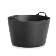 Balde de plastico preto c/ asa 75 lt