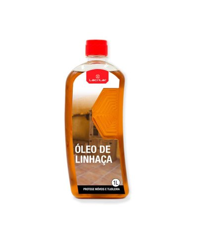 Óleo de linhaça frasco 1lt | Casa Alves