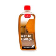 Óleo de linhaça frasco 1lt | Casa Alves