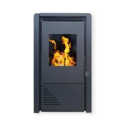 Salamandra a pellets 6kw preta