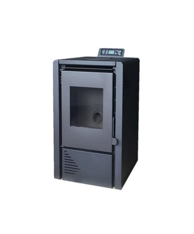 Salamandra a pellets 6kw preta