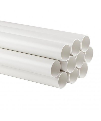 Tubo pvc aspiracao branco (2 mt)