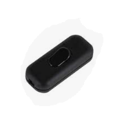 Interruptor de passagem AS115PB preto