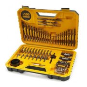 Conjunto 100 peças furar e aparafusar