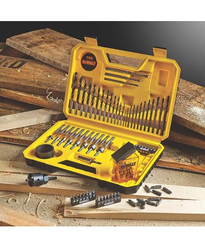 Conjunto 100 peças furar e aparafusar