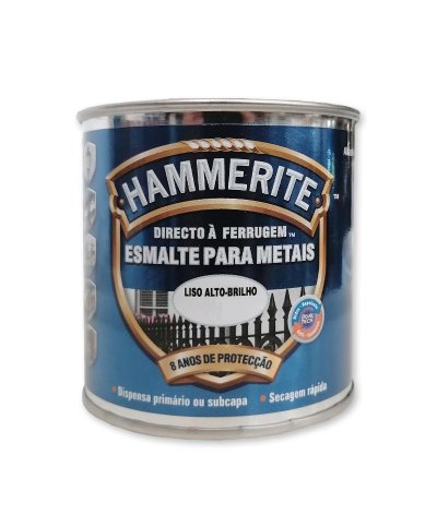 Hammerite dualtech liso alto brilho preto 042-00 1/4 lt