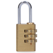 Cadeado de latao com codigo 21mm