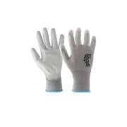 Luva nylon recoberta poliuretano cinza (9313) tam.M 0701009