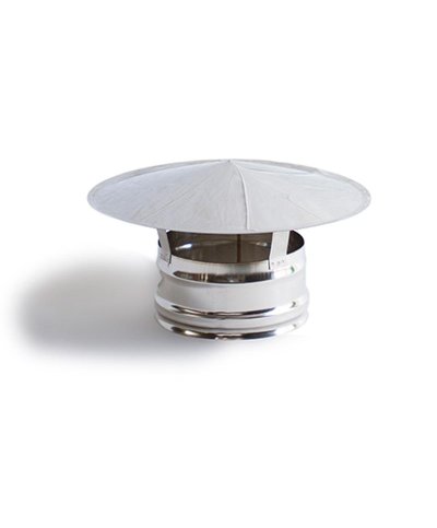 Chapeu inox diam.200