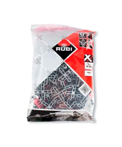 Rubi cruzetas p/juntas 7mm-100 uni 02904