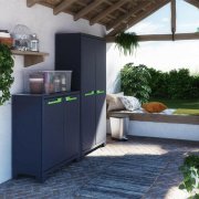 Armario moby baixo em resina 80X44X100cm