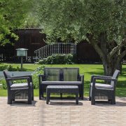 Conjunto Jardim Tarifa Lounge sofá + poltronas + mesa  | Casa Alves