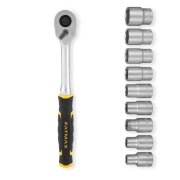 Conjunto Roquete 1/2" + 9 chaves de caixa