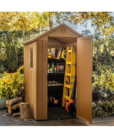 Abrigo de jardim Darwin 4x6 1.98m2