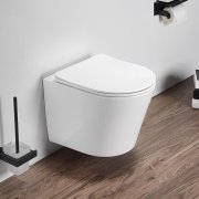 Sanita suspensa com tampo Globe branca