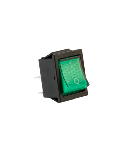 Interruptor bipolar KCD-4 verde