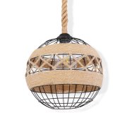 Candeeiro suspenso redondo Ø30cmx120cm 60W