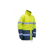Parka alta visibilidade nylon bicolor amarelo M 0602002