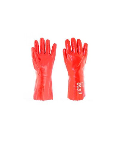Luva pvc vermelha Glova 35cm 0701020