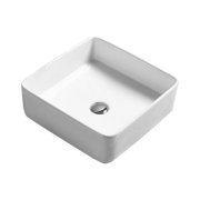 Lavatorio pousar 41x41cm Zezere branco UB2033