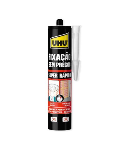 Fixacao s/pregos super fixacao imediata UHU 370g 43530