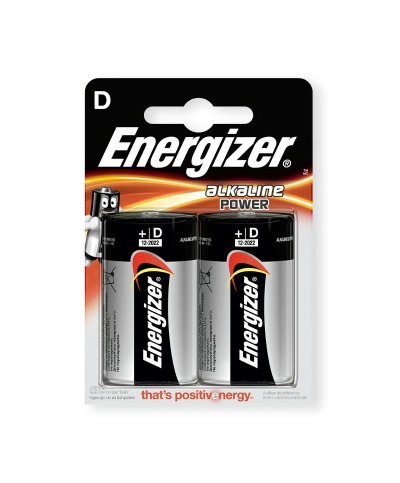 Pilha Energizer LR20 D (E95) BL2 classica