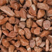 Pedra decorativa marmore rosa 3/6cm 25kg