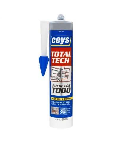 Cola e veda total tech branco 290ml