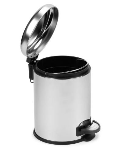 Balde wc 5L Nordic steel