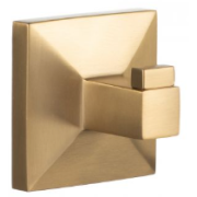 Cabide casa de banho dourado