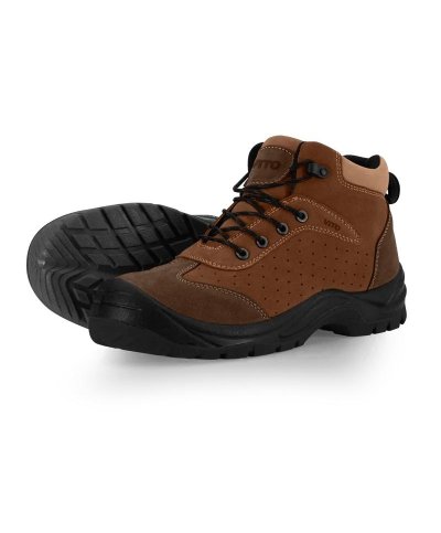 Bota camurca castanha Oxis S1P-SRC 39