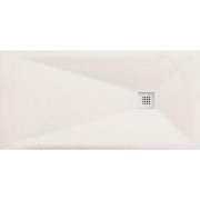 Base chuv. Casa Alves Cubo pedra branco 160x80