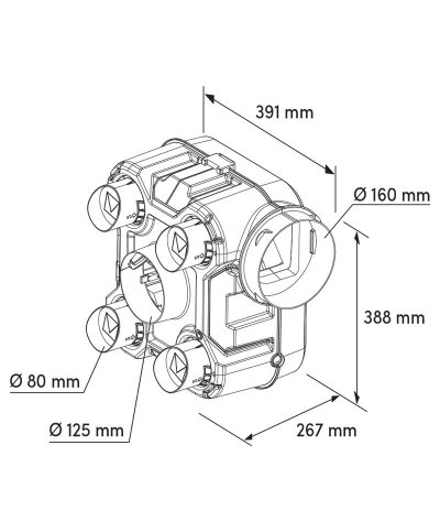 VMC Styl'air fluxo simples