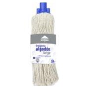 Esfregona algodão branco