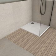 Base duche Sanitana Strat branca 80x80