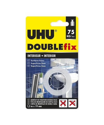 Double tape UHU 1,5m x 19mm 44618