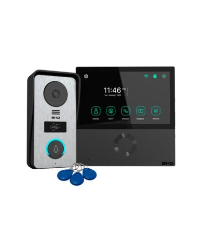 Kit Videoporteiro 4 fios 7'' WiFi