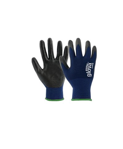 Luva nylon recoberta nitrilo preto (9225) tam.6 0701008