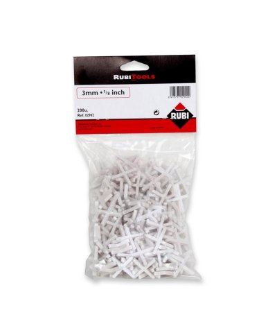 Cruzetas p/juntas Rubi 3mm-200 uni 02902