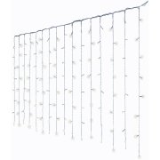 Cortina multifuncoes 240leds ext. branco frio 225x150cm